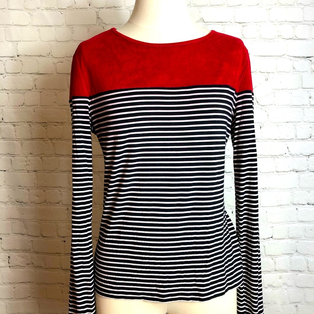 Red Striped Top | Pink Martini